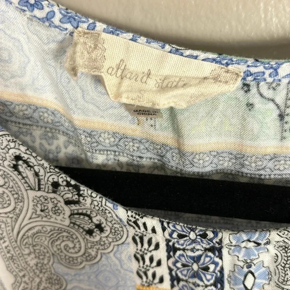 Altar’d State Paisley Bell Sleeve Front Tie Blouse - Picture 3 of 8